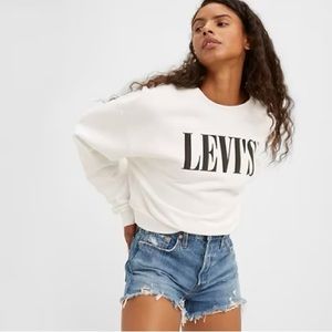 LEVI'S 501 Button Fly Button Front Cut Off Denim Jean Shorts 
NWT!!